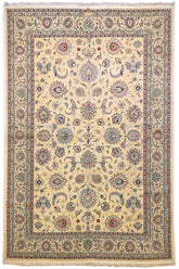 #2082 Beige Persian Mashad on silk base